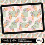 Carrot Seamless | Repeating Pattern | February 26a