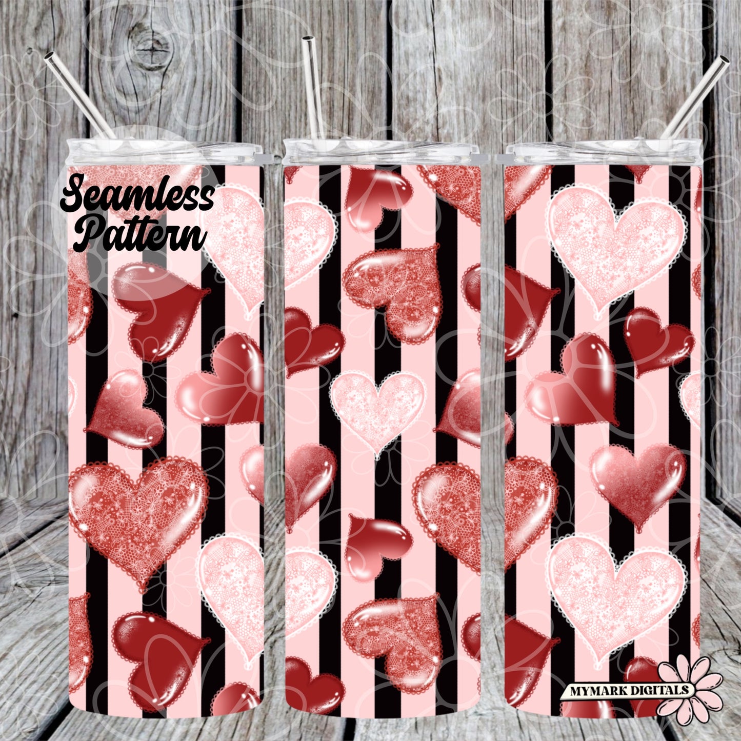 Lace Heart Seamless  | Jan 26'