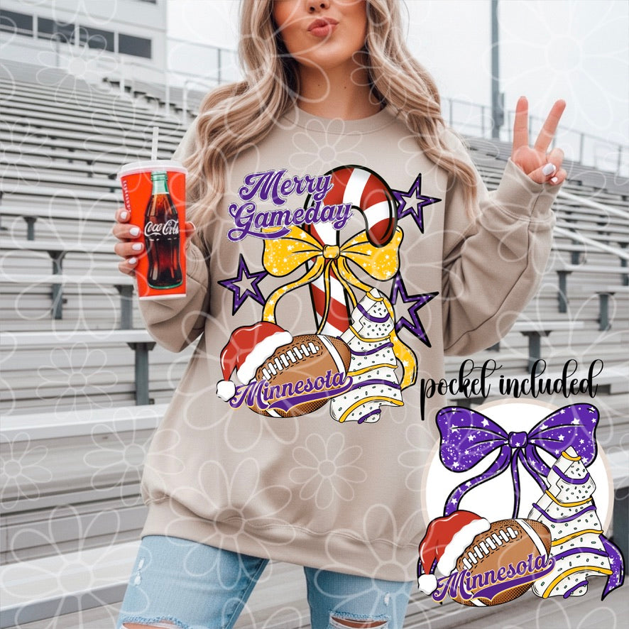 Merry Gameday | Pocket Included | Multiple Options | November 25'