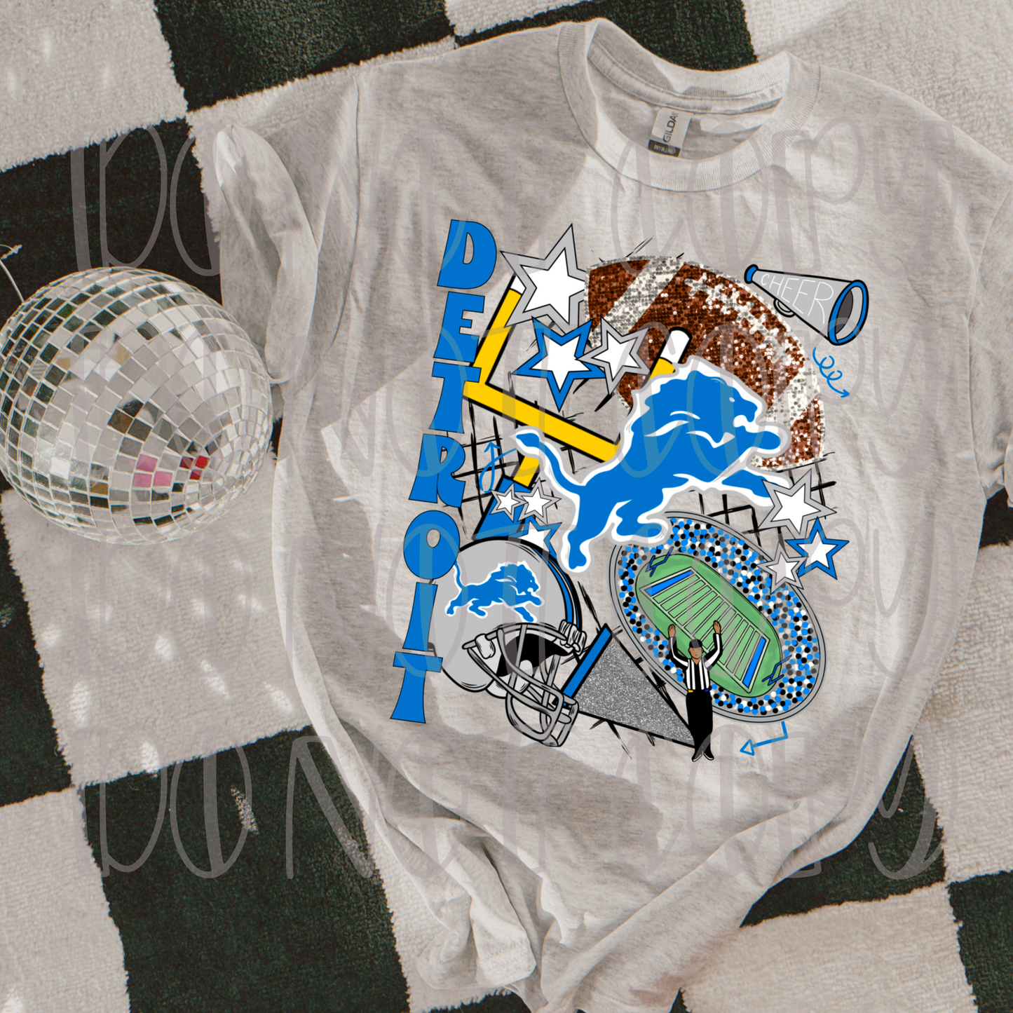 DETROIT (2) Football FULL  - Bundle
