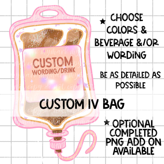 Custom IV BAG - Clipart
