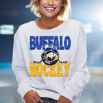 Sequin Buffalo Hockey  : includes a non sparkle version as well : PNG