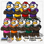 Tough Mascots | 22 Mascots Sets - 9 Colors PLUS BONUS Mascot | Google Drive Access |  Clipart | Aug26