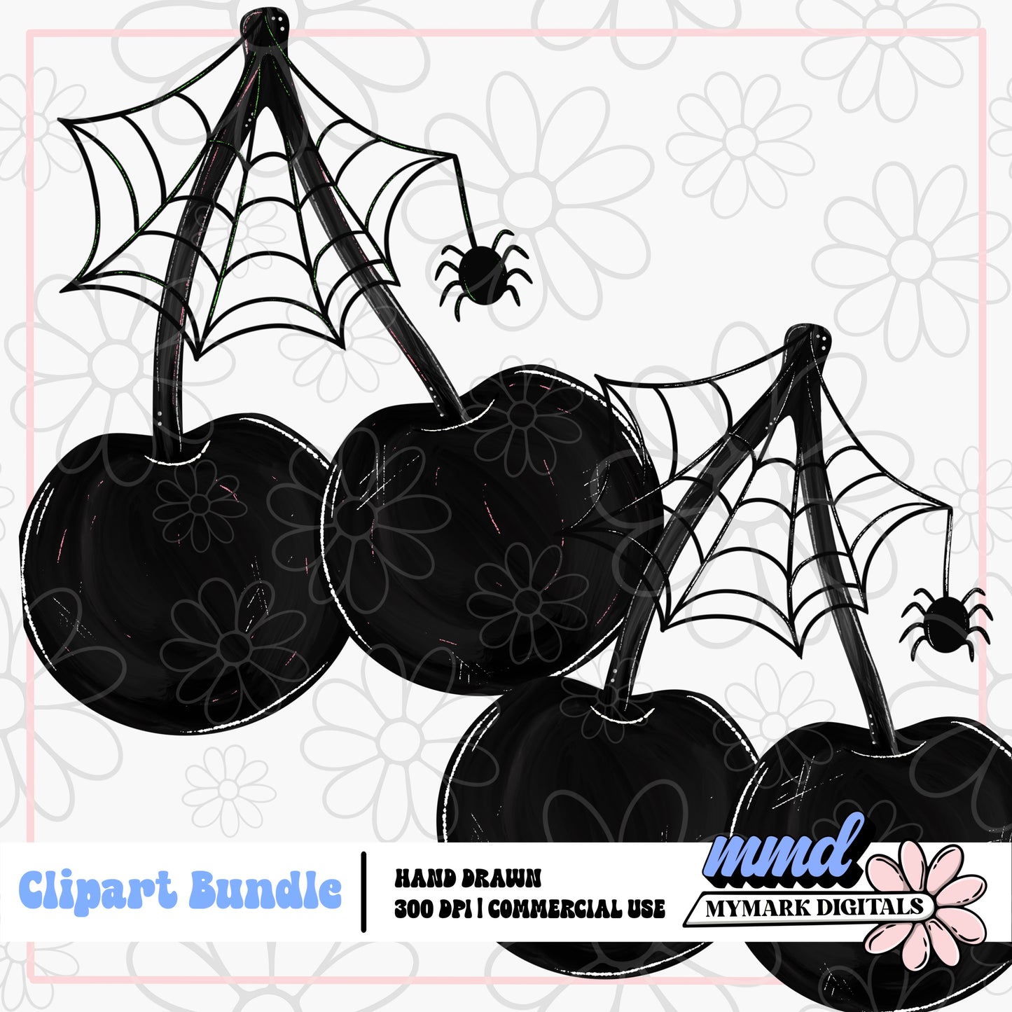 Spooky Cherries Clipart