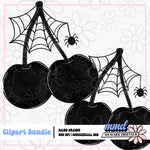 Spooky Cherries Clipart