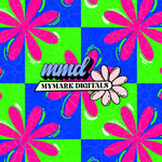 Lime Floral Neon Seamless | Swim Safe | Repeating Pattern | February 26