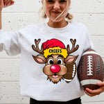 KC : Christmas Reindeer : Plain & Faux Sequin Included : PNG