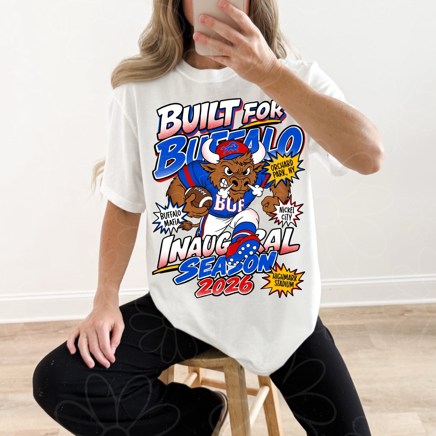 SEMI EXCLUSIVE - NO PRINTERS -| Built For Buffalo Inaugural Schedule | FRONT & BACK | 4 PNGs