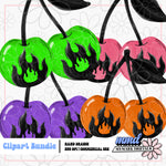 Spooky Cherries Clipart
