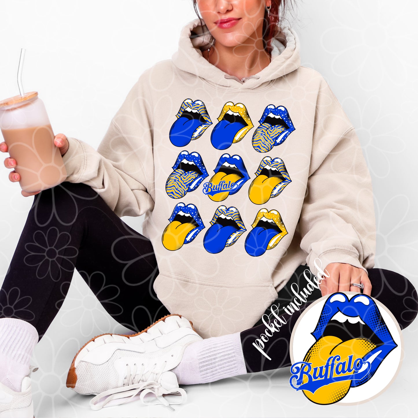 Stacked Rock Buffalo | Football, Lacrosse, Hockey | Bundle Available PNG