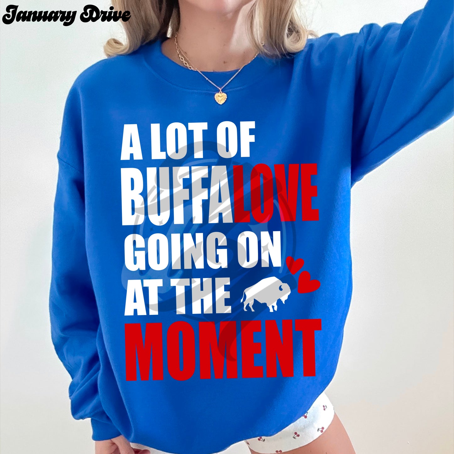 A LOT OF BUFFALOVE GOING ON AT THE MOMENT | 3 Color PNGs included | JJan 2025