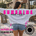 Sunshine & Coffee Wingspan Big Back | PNG | FDD