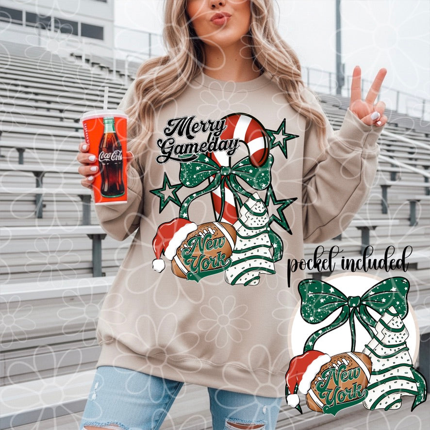 Merry Gameday | Pocket Included | Multiple Options | November 25'