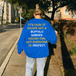 Snarky Buffalo Hockey Fan  | PNG |