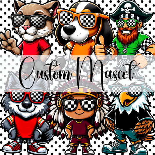 Checkered Mascot Customs - Clipart/Design