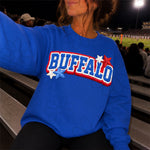 Buffalo Football Faux Chenille PNG