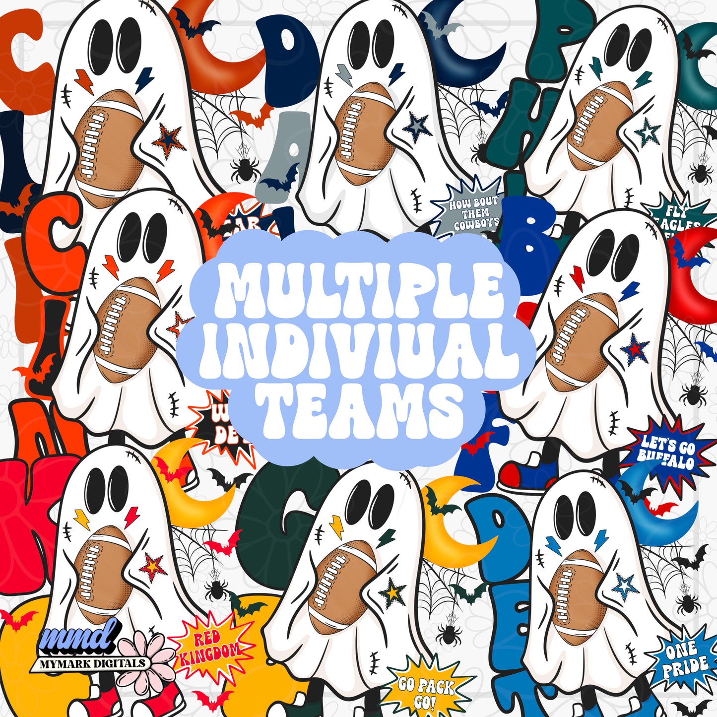 Football Halloween Vibes **MULTIPLE TEAMS AVAILABLE**