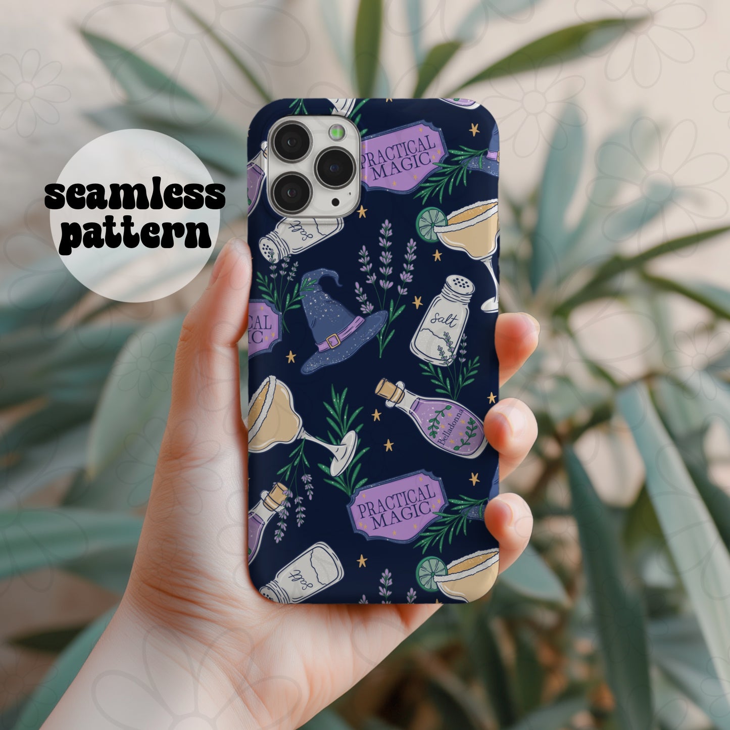 Midnight Margarita Seamless | Repeating Pattern