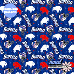 Classic Buffalo Football Seamless | Repeating Pattern