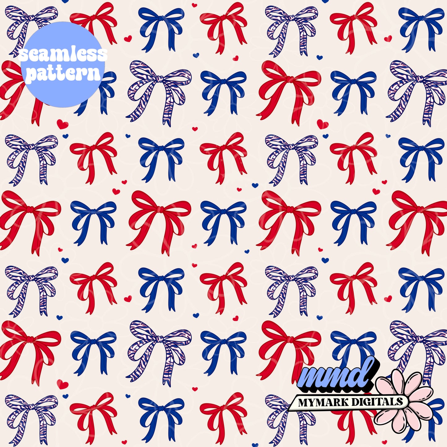 Buffalo Bows Seamless | Repeating Pattern