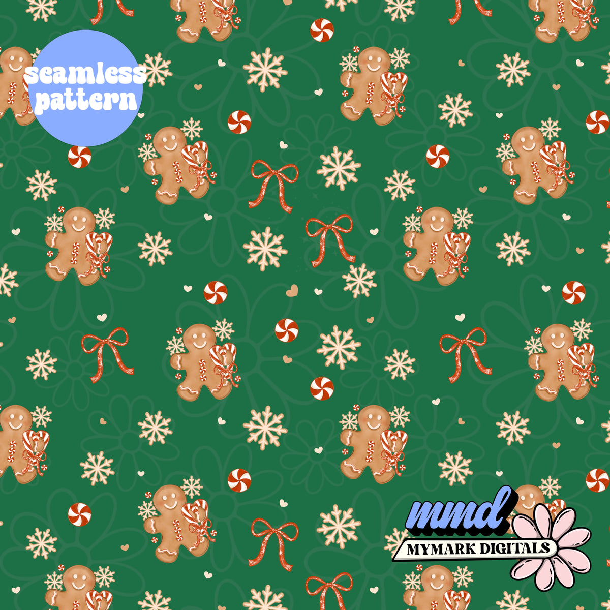 Gingerbread Coordinate Seamless