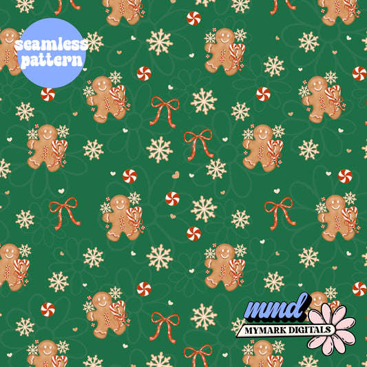 Gingerbread Coordinate Seamless