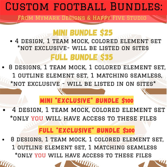 CUSTOM Football Bundle