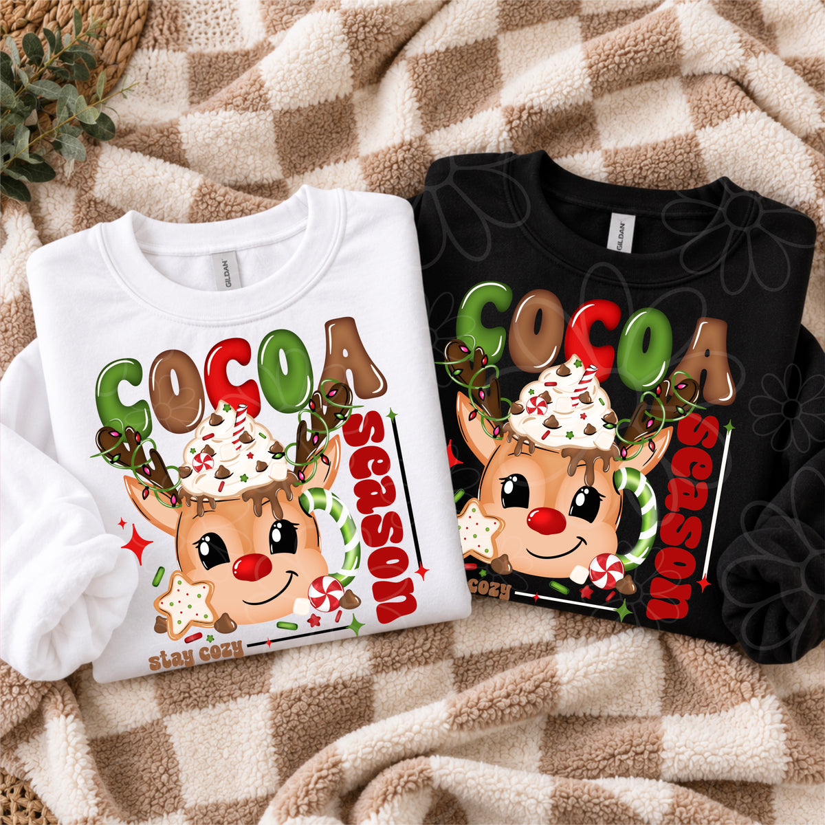 Cocoa Season Reindeer Mug with Sleeve PNG | Oct 2026