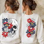 PRO FOOTBALL SERIES - Skull Half Floral
