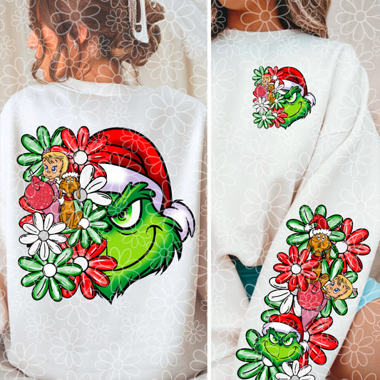 Green Man Half Floral : Sleeve Set : PNG | Nov 2024