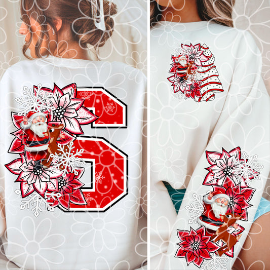 1964 Red Nose Half Floral : Sleeve Set : PNG | Nov 2024