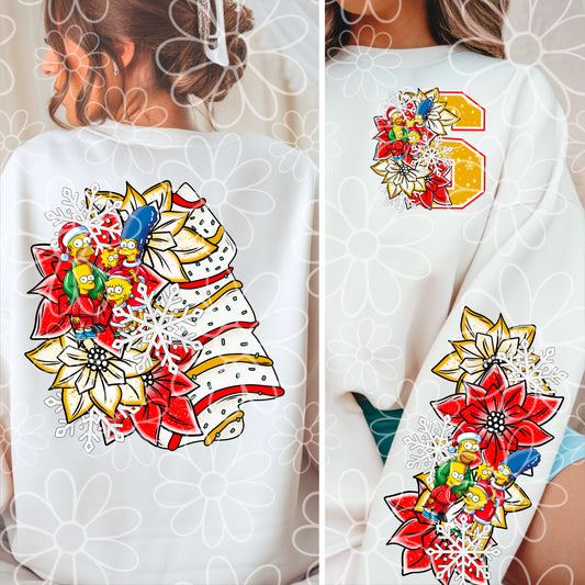 Funny Family Half Floral : Sleeve Set : PNG | Nov 2024