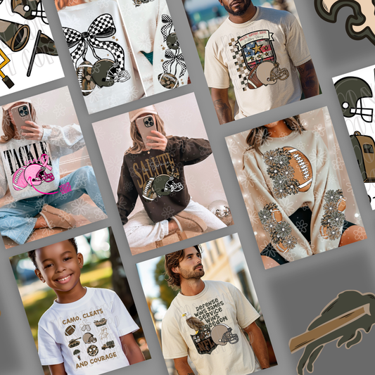 STS Camo Football Bundle w/ Naughty by Design