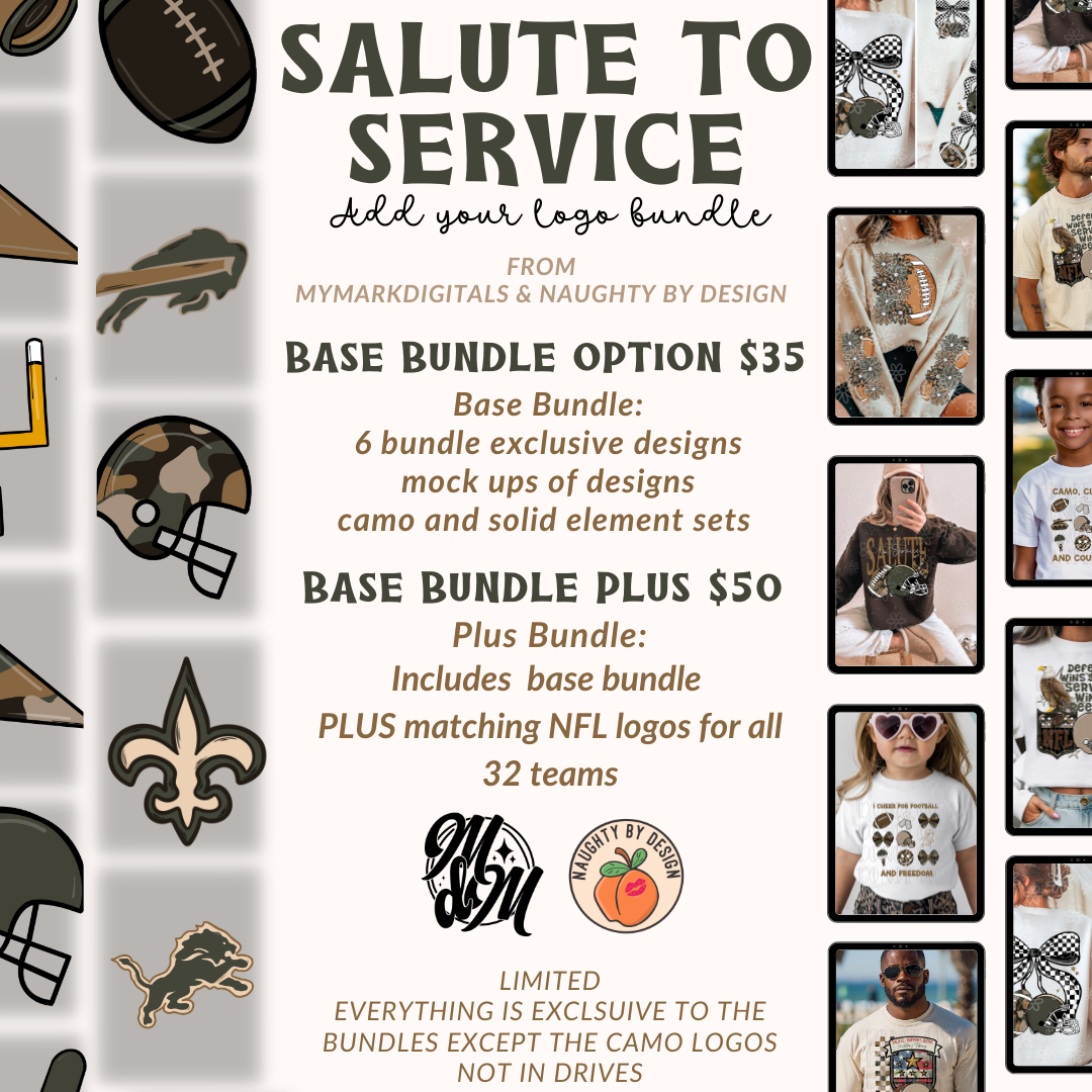 STS Camo Football Bundle w/ Naughty by Design