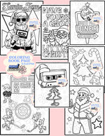 Christmas Coloring Book Pages