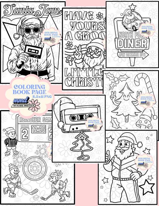 Christmas Coloring Book Pages