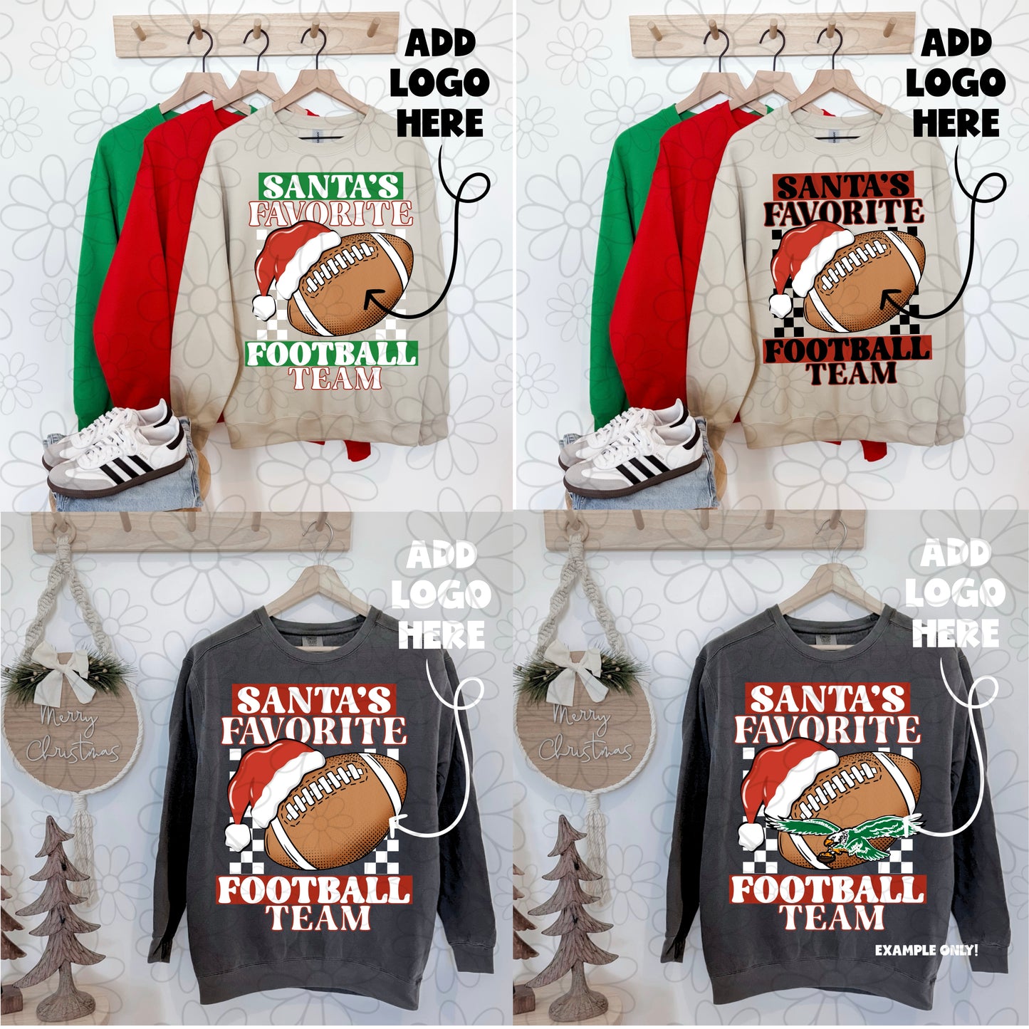 Santa’s Favorite Team Bundle | ADD A LOGO | Oct 2025