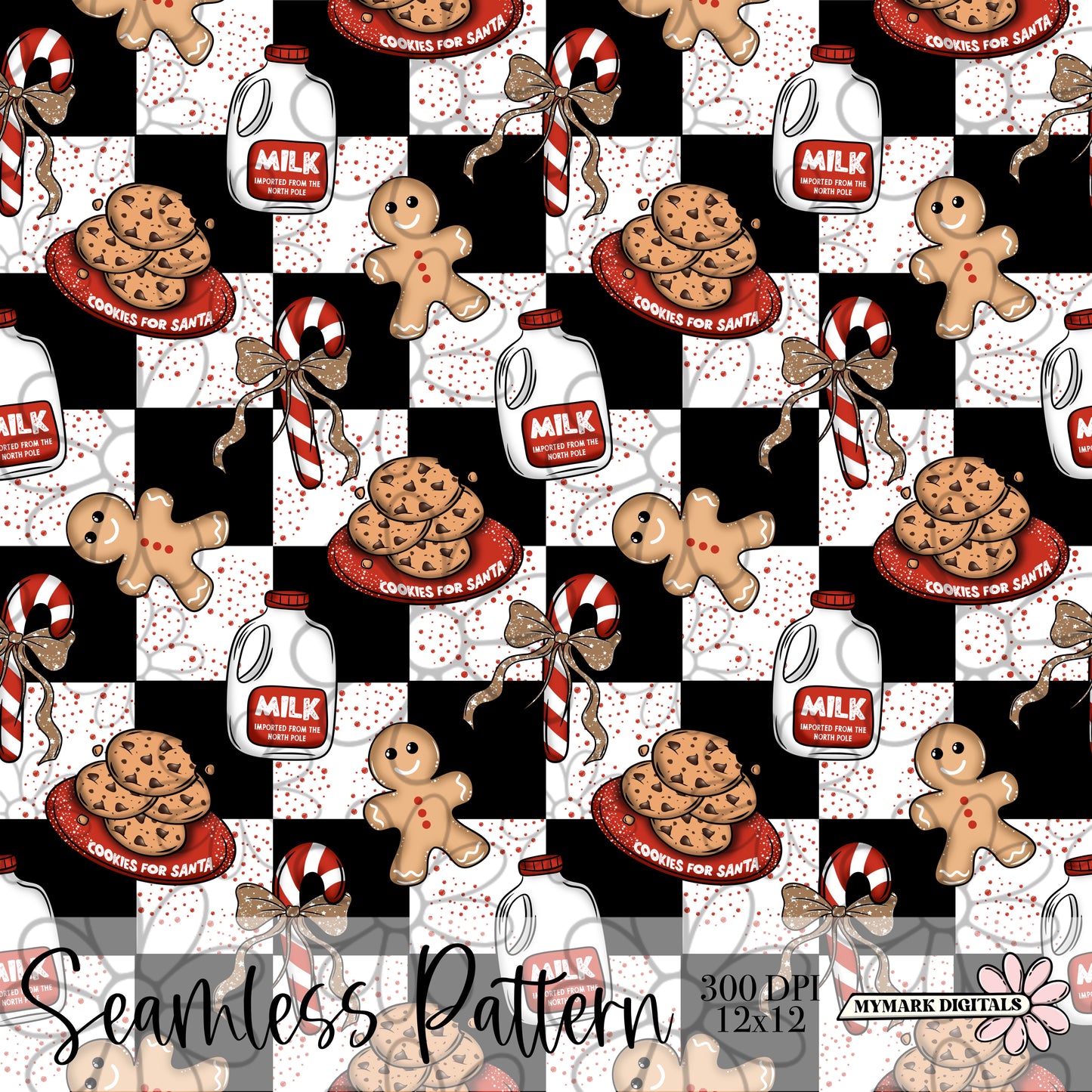 Milk & Cookies Seamless