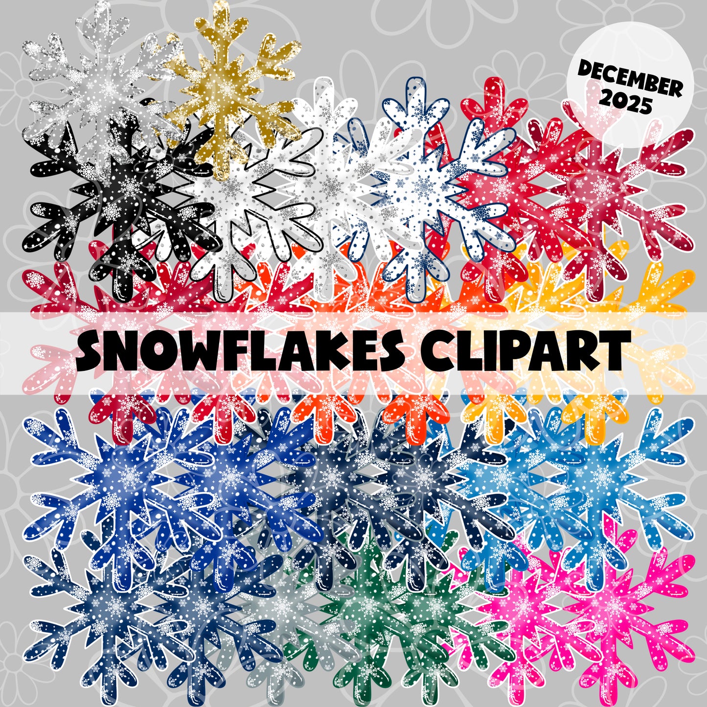 Snowflake Clipart | December 25
