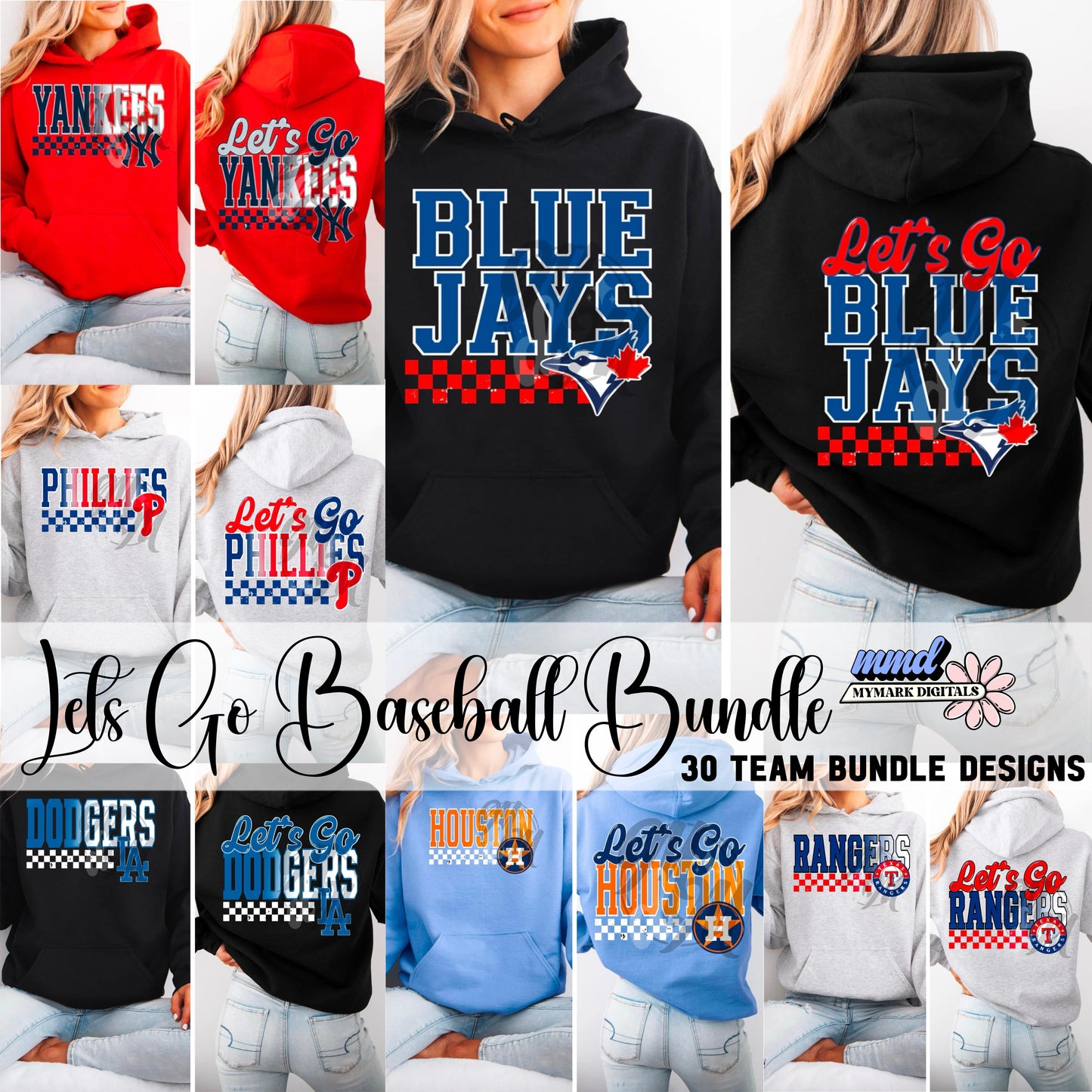 BASEBALL LET’S GO BUNDLE : 60 designs | February 2025