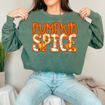 Pumpkin Spice Faux Embroidery : PNG