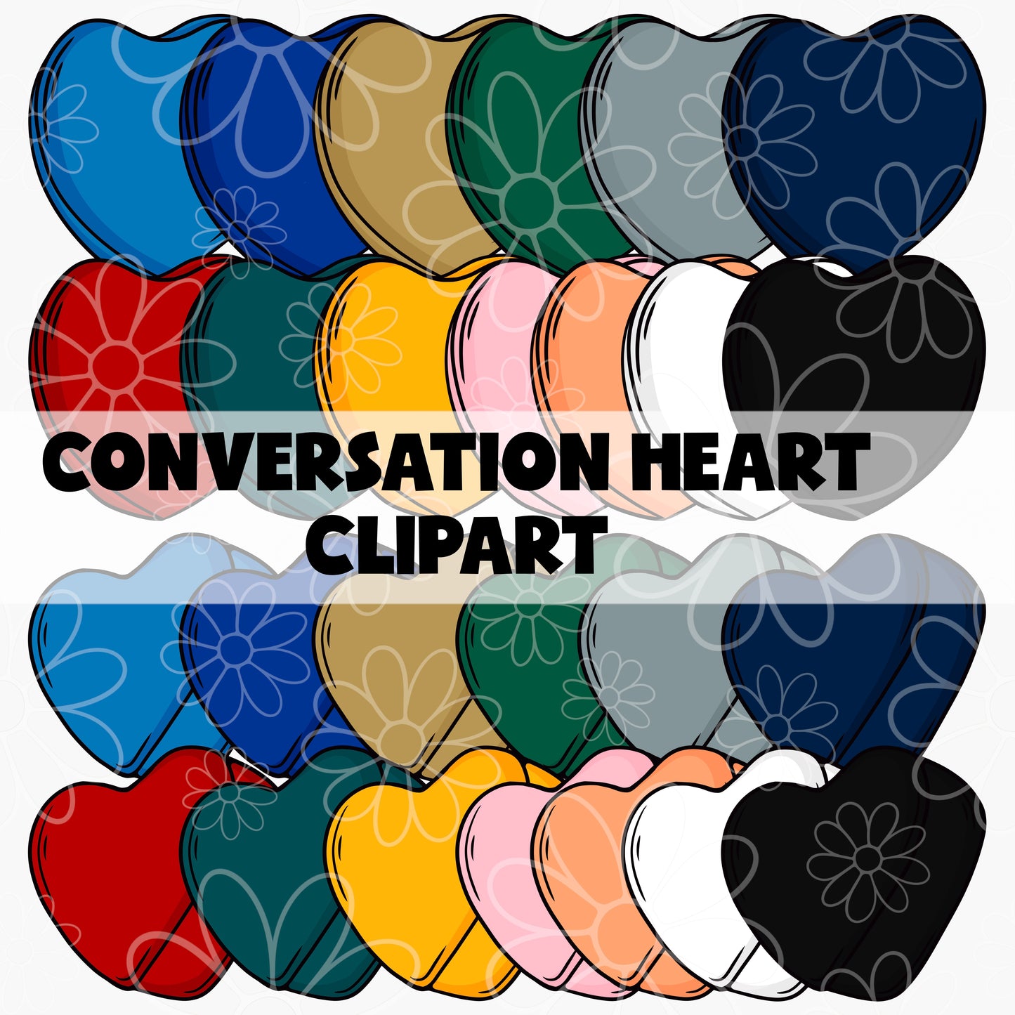 Convo Hearts Clipart | JAN 26
