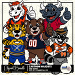 Mascot Bundle | August 25 & January 26 Clipart Drives