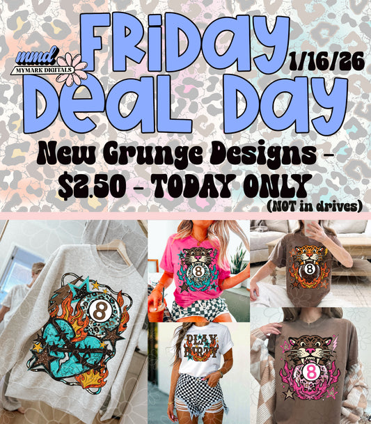 FRIDAY DEAL DAY COMPLETE BUNDLE | 8 Digitals | 1/16/26