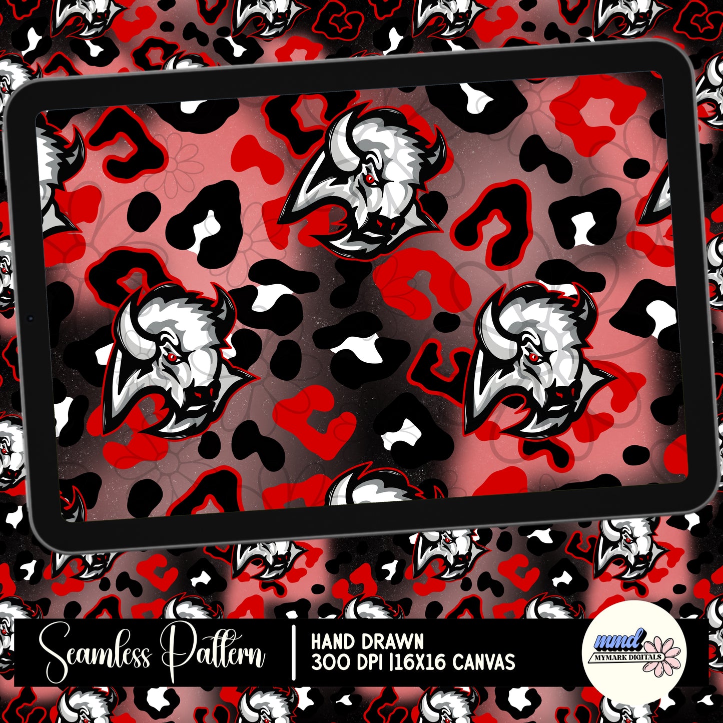 Animal Print Team Seamless | Multiple Options | PNG