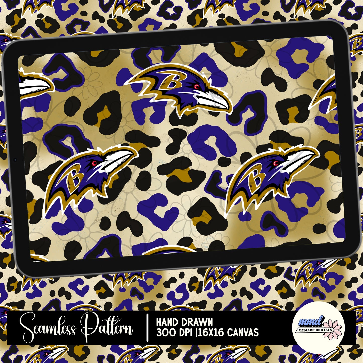 Animal Print Team Seamless | Multiple Options | PNG