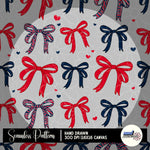New England Bow Seamless | Repeating Pattern | January 26