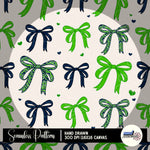 Seattle Bow Seamless | Repeating Pattern | January 26