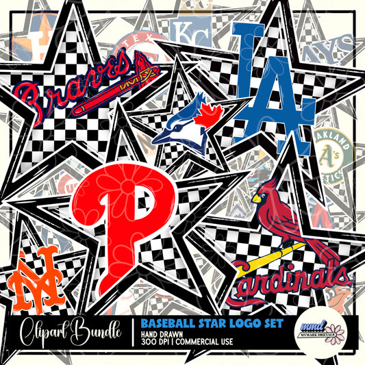 Baseball Stars Clipart | FEB CLIPART 26