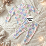 Pastel Checker Seamless | Repeating Pattern | February 26